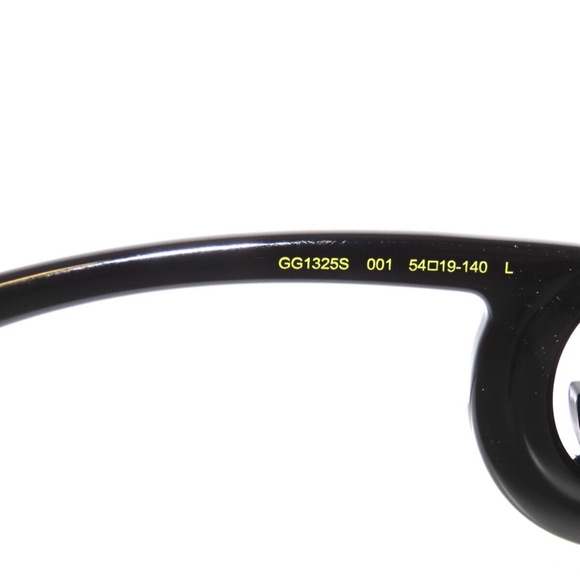 Gucci GG1325S 001 Black Gray Sunglasses 1325